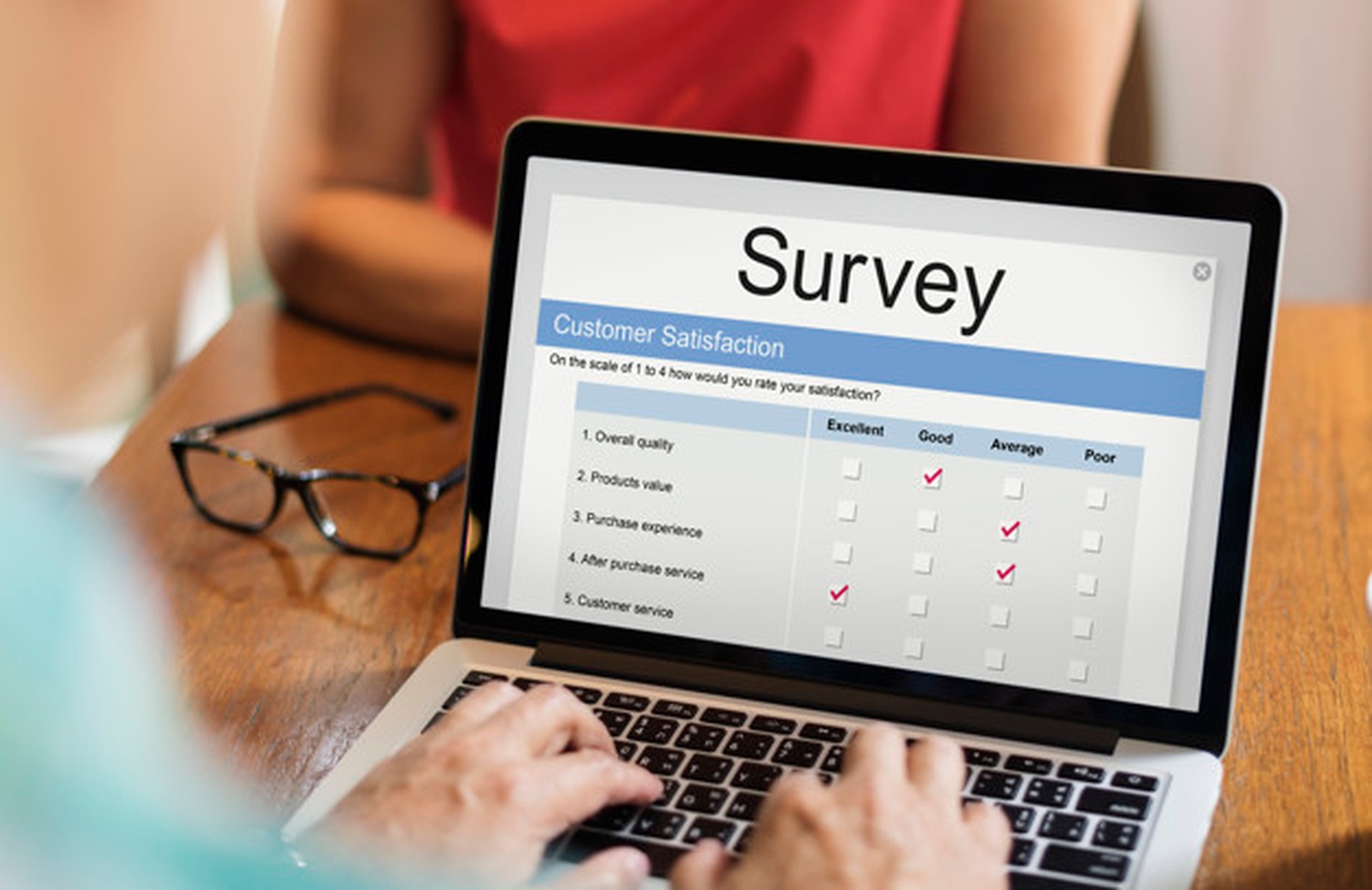 online survey during presentation