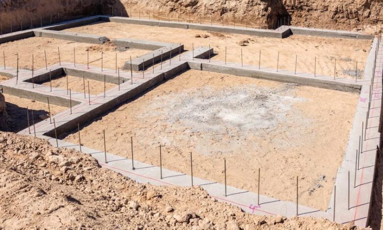 concrete slab foundation