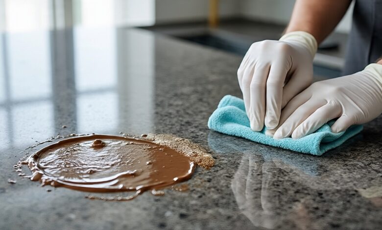 Remove Stubborn Stains from Granite Surfaces